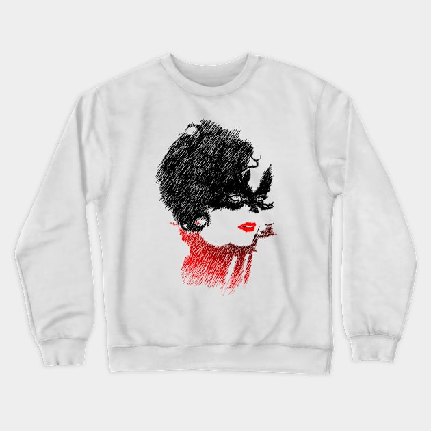 Cruella Crewneck Sweatshirt by Rebelllem